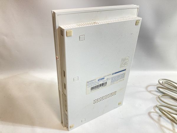 薄型PS2 プレイステーション2 家庭用ゲーム機 ホワイト SCPH-90000 ドラゴンクエスト8 ディスクのみ付属 動作品 0115_画像6