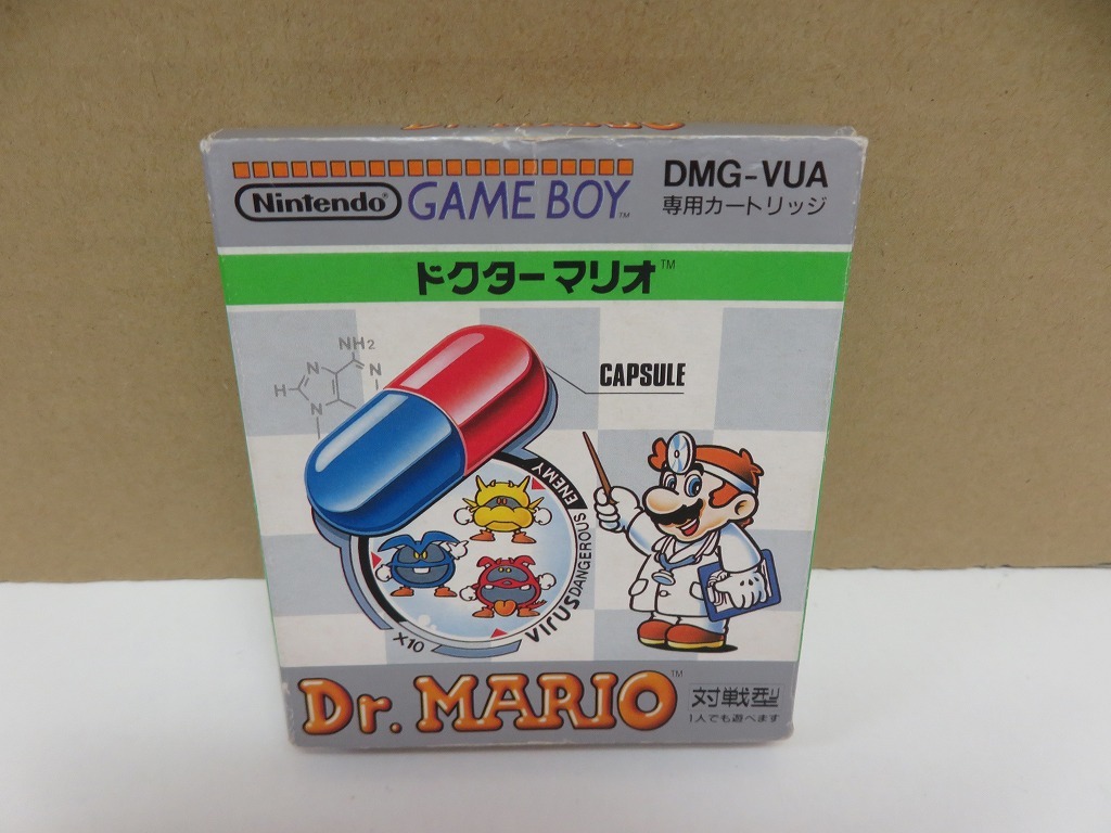 KME13256★GBソフト ドクターマリオ Dr. MARIO 箱説付き 起動確認済み クリーニング済み ゲームボーイ_画像1