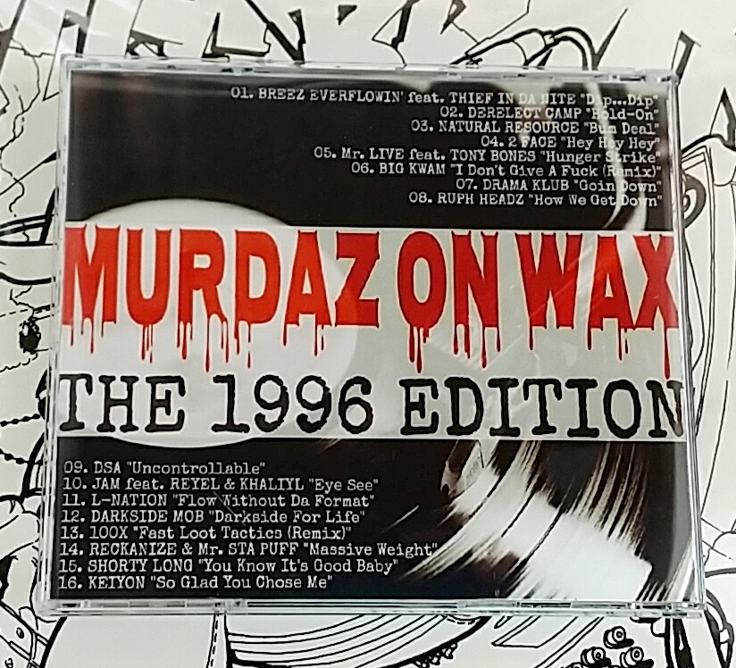 (CD) Various － Murdaz On Wax: The 1996 Edition / 90S / Underground / アンダーグラウンド / BoomBap / Golden Era / HipHop / 黄金期 _画像2