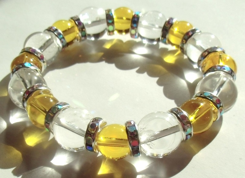  citrine crystal for man luck with money fortune .. quotient ... amulet natural stone Power Stone bracele 