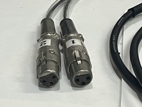 CANARE　XLR　2ch 2m　国内品　中古品　動作品　擦傷錆汚れ等有り　現状渡し 最後の出品!!_画像2