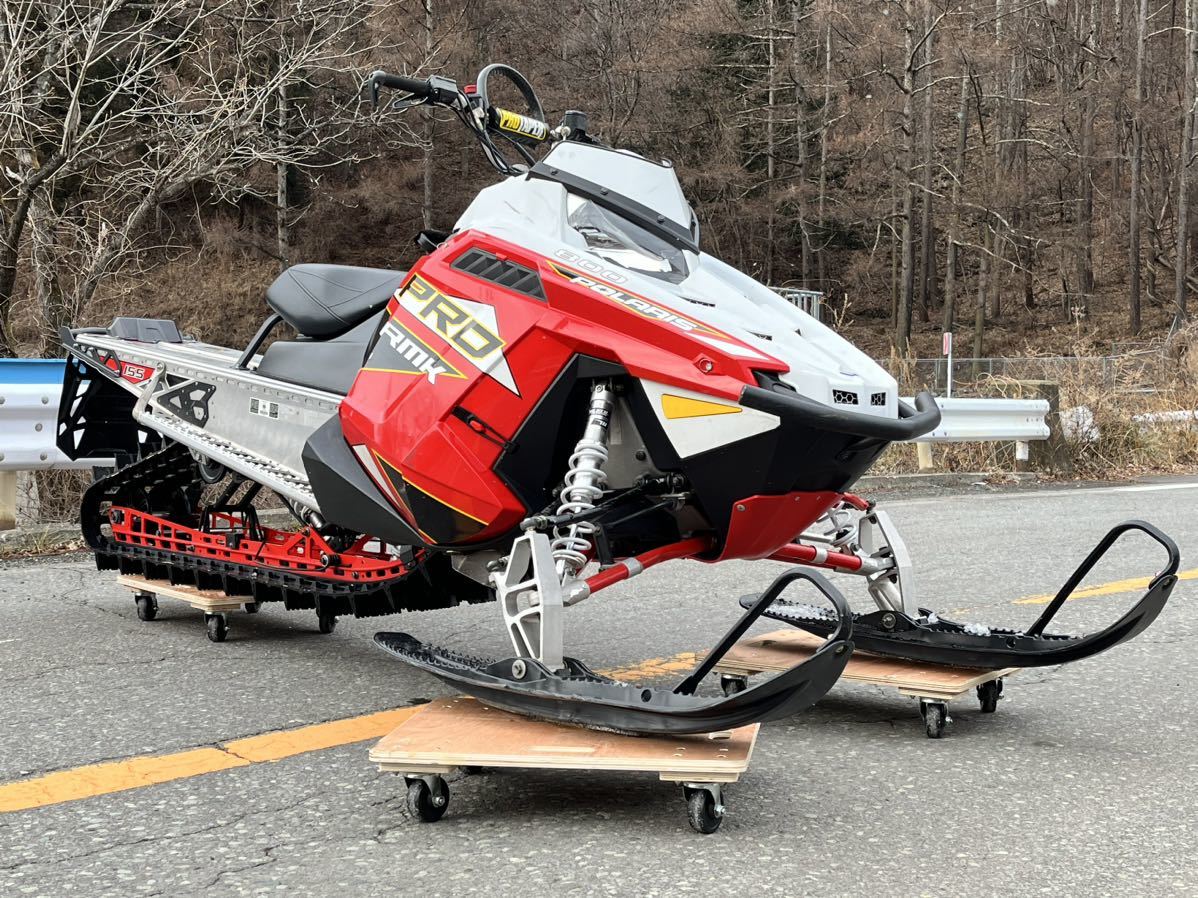 【値下げ！】Polaris RMK PRO 155 2000Km ポラリス ほぼノーマル 長野県上田市より