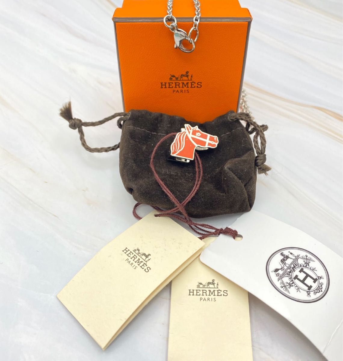 HERMES エルメス カドリージュ ツイリーリング シルバー HERMES エルメス カドリージュ ツイリーリング シルバー