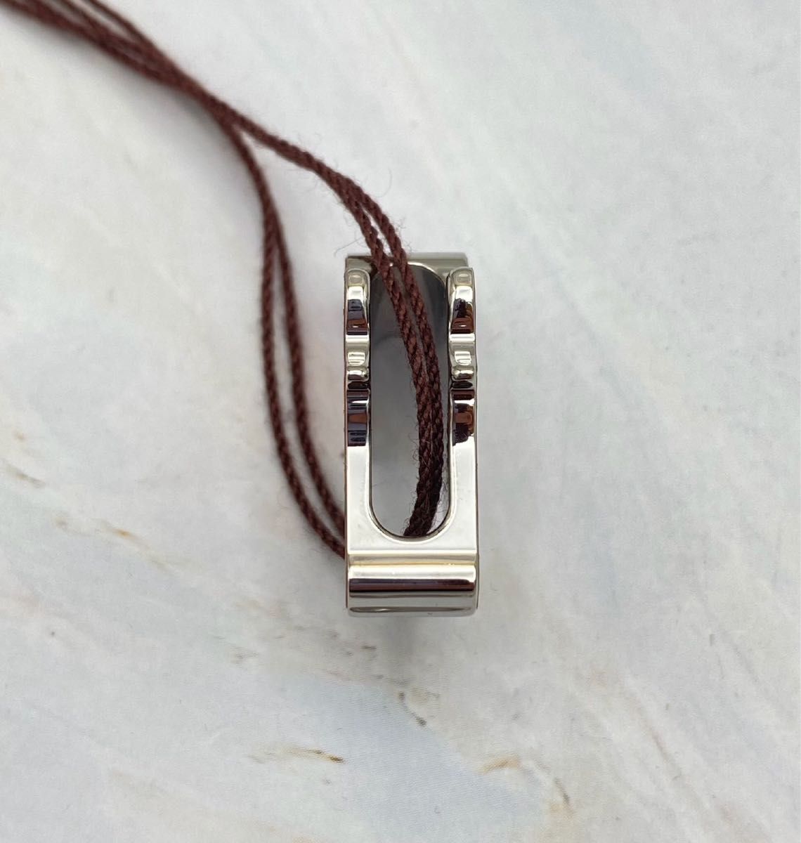 HERMES エルメス カドリージュ ツイリーリング シルバー HERMES エルメス カドリージュ ツイリーリング シルバー