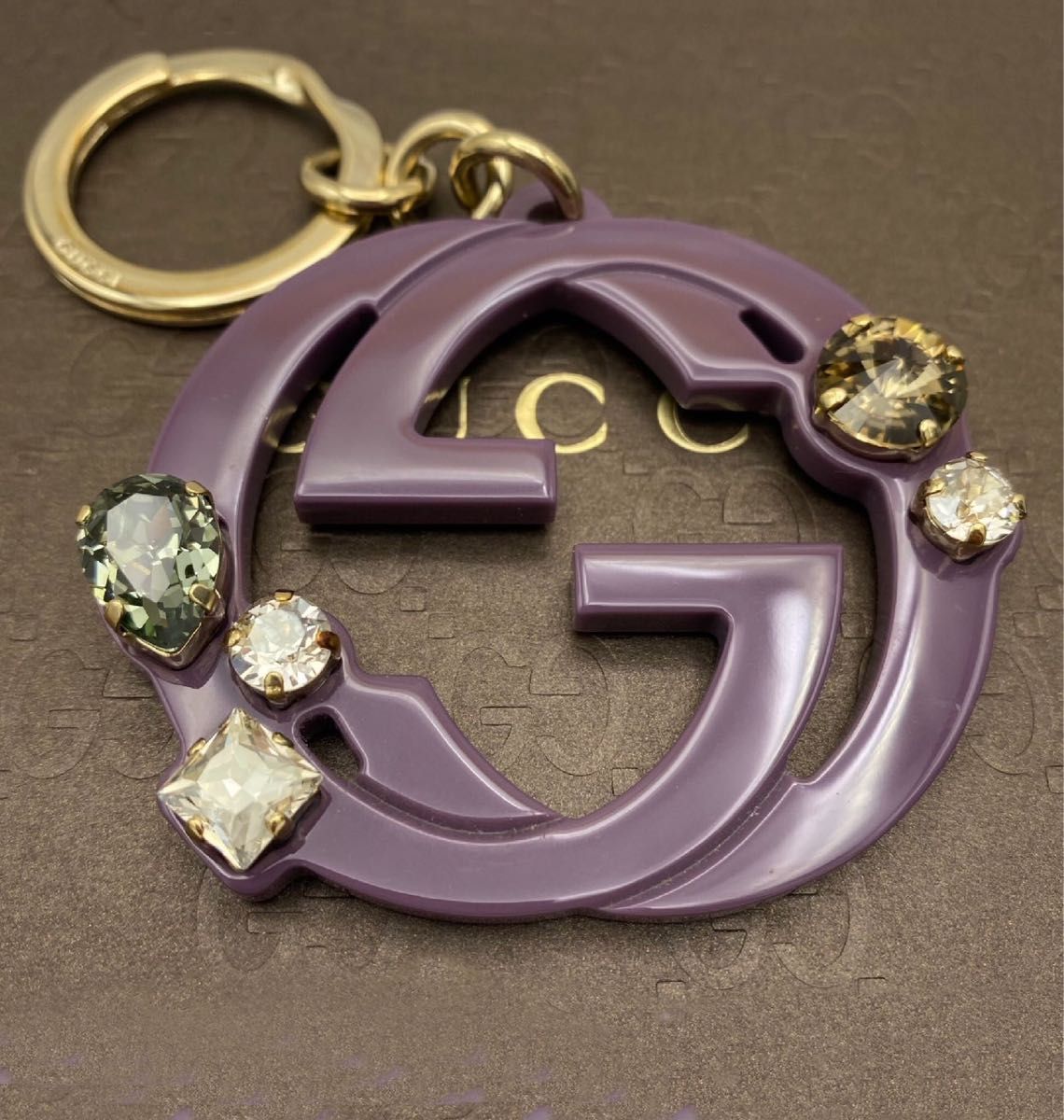 GUCCI グッチ キーホルダー キーリング GG ビジュー GUCCI グッチ キーホルダー キーリング GG ビジュー