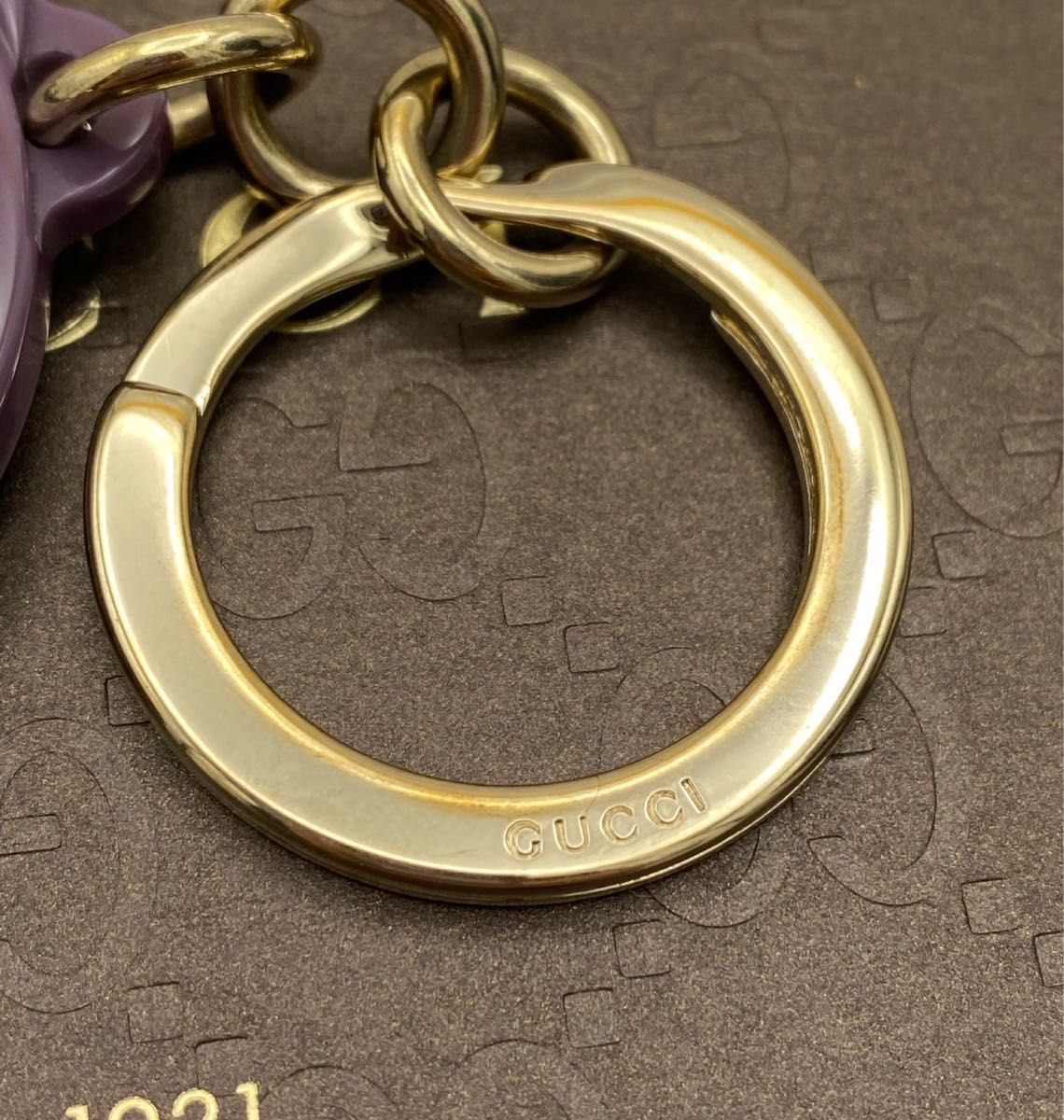 GUCCI グッチ キーホルダー キーリング GG ビジュー GUCCI グッチ キーホルダー キーリング GG ビジュー