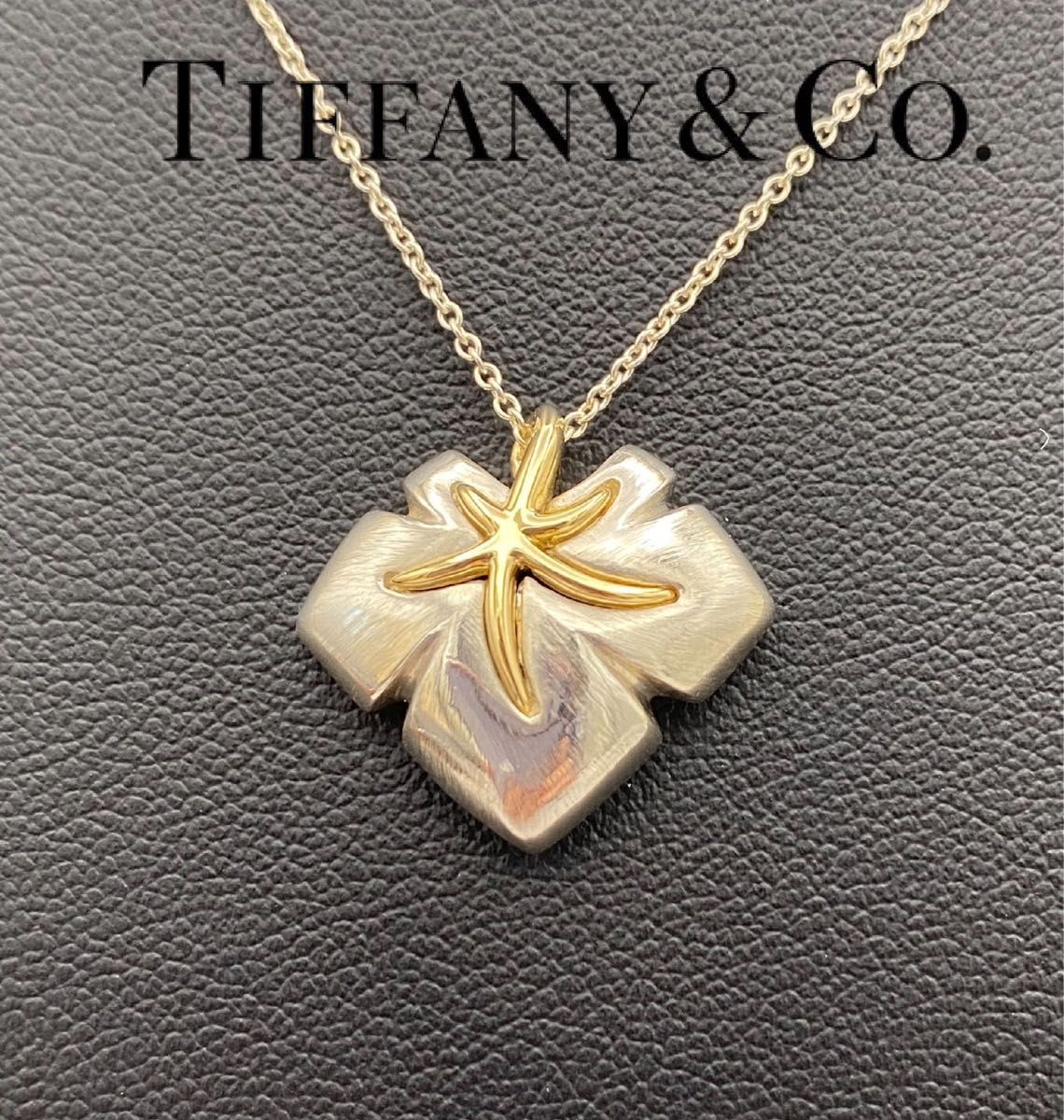 Tiffany&Co. ティファニー　ネイチャーリーフ ネックレス　SV925 K18