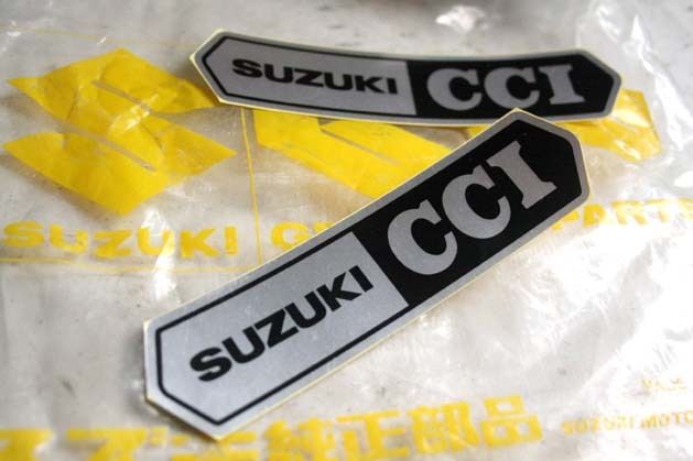 スズキCCIステッカー 検コレダK125GT750T21T250T350A90AS90AC90A100T125TC200K50KS50T90T200T500K30K10B120K70K80K90K125AS50AC50GT380B120の画像1