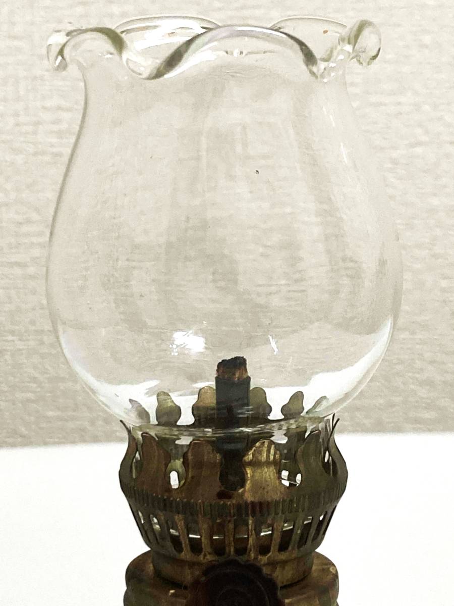 オイルランプ ガラス レトロ アンティーク ランタン 灯油ランプ_画像3