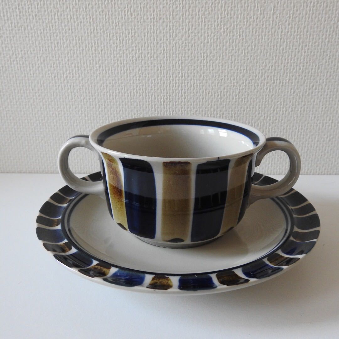 美品 Yamato hand painted 1923 カップ&ソーサー スープカップ 美品 Yamato hand painted 1923 カップ&ソーサー スープカップ