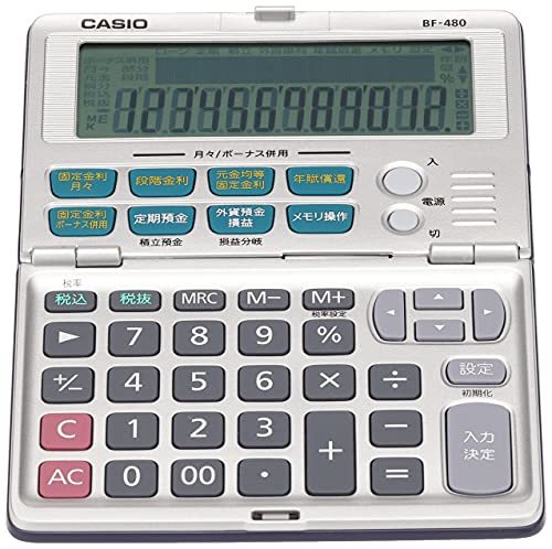  Casio financial calculator folding notebook type BF-480-N
