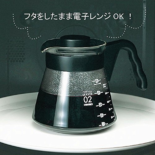 HARIO(ハリオ) V60 コーヒーサーバー 実用容量 700ml ブラック 日本製 VCS-02Bの画像2