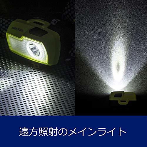 GENTOS(ジェントス) LED ヘッドライト 【明るさ420ルーメン/実用点灯3時間/耐塵/防滴】 単3形電池2本使用 コンブの画像2