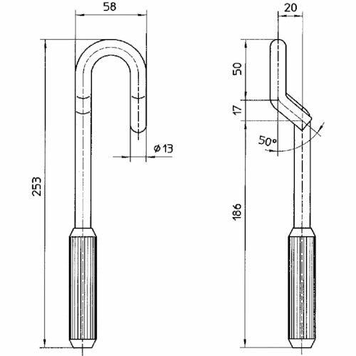 SANEI 工具 水栓レンチ 取付け・取り外しに便利 鋼製 PR36_画像4