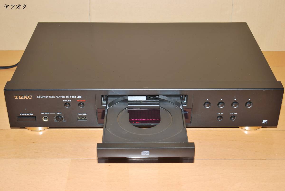 動作品 TEAC CD-P650 ブラック USB MP3 ティアック_画像1