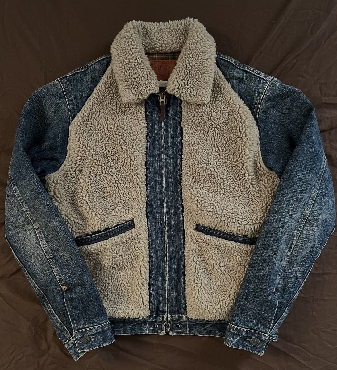 傑作】極美品 RRL GRIZZLY DENIM JACKE ダブルアールエル 傑作】極美品 RRL GRIZZLY DENIM JACKE ダブルアールエル