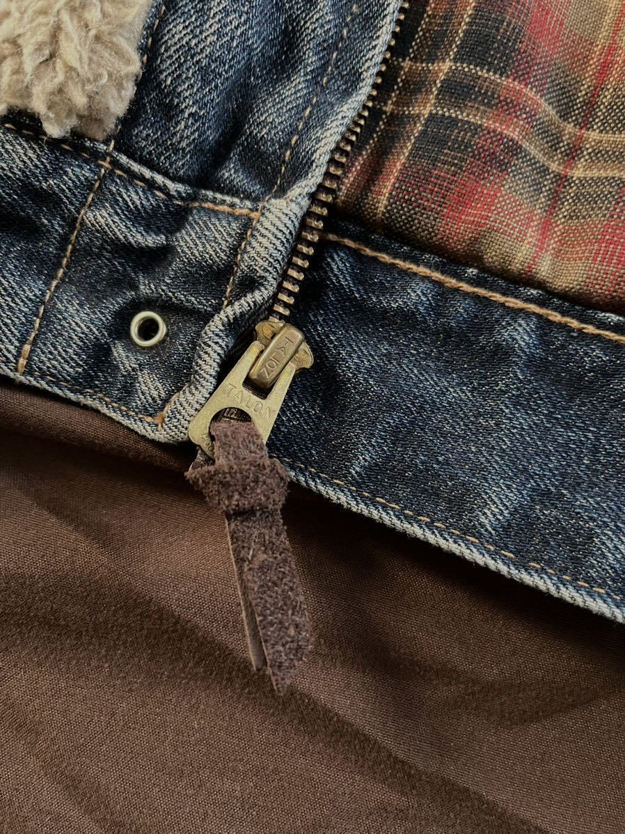 傑作】極美品 RRL GRIZZLY DENIM JACKE ダブルアールエル 傑作】極美品 RRL GRIZZLY DENIM JACKE ダブルアールエル