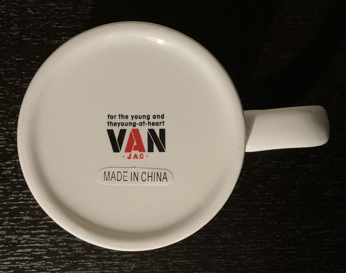 VAN JAC ヴァンヂャケット マグカップ 陶器製 アーチロゴ_画像2