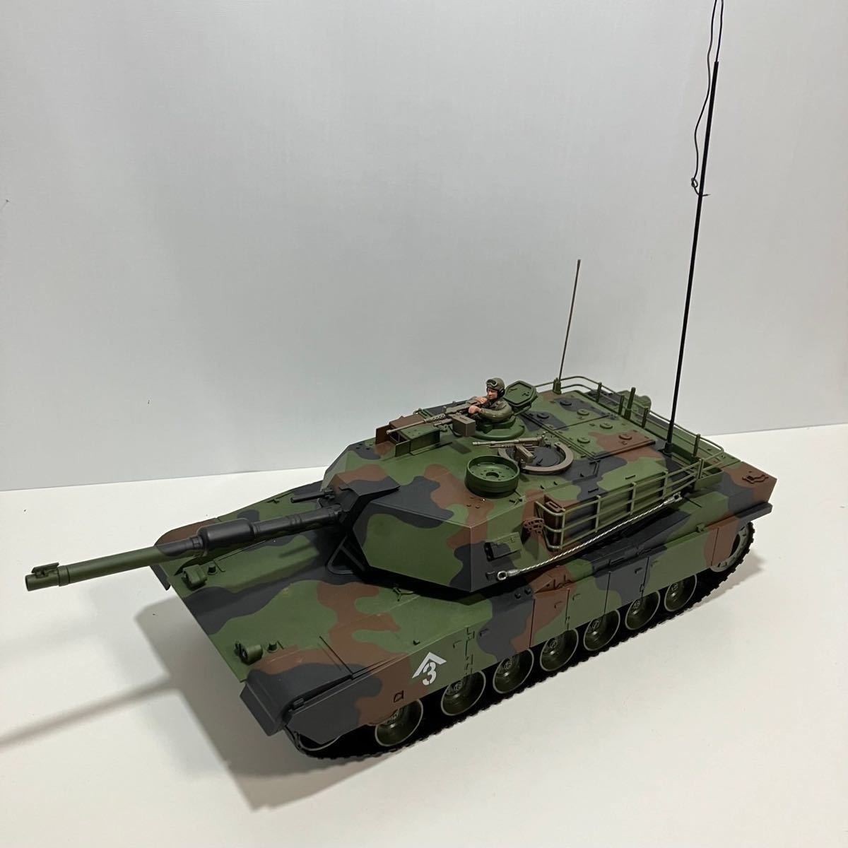 童友社 M1A1エイブラムス 1/16戦車 RC NATO軍迷彩塗装仕様_画像2