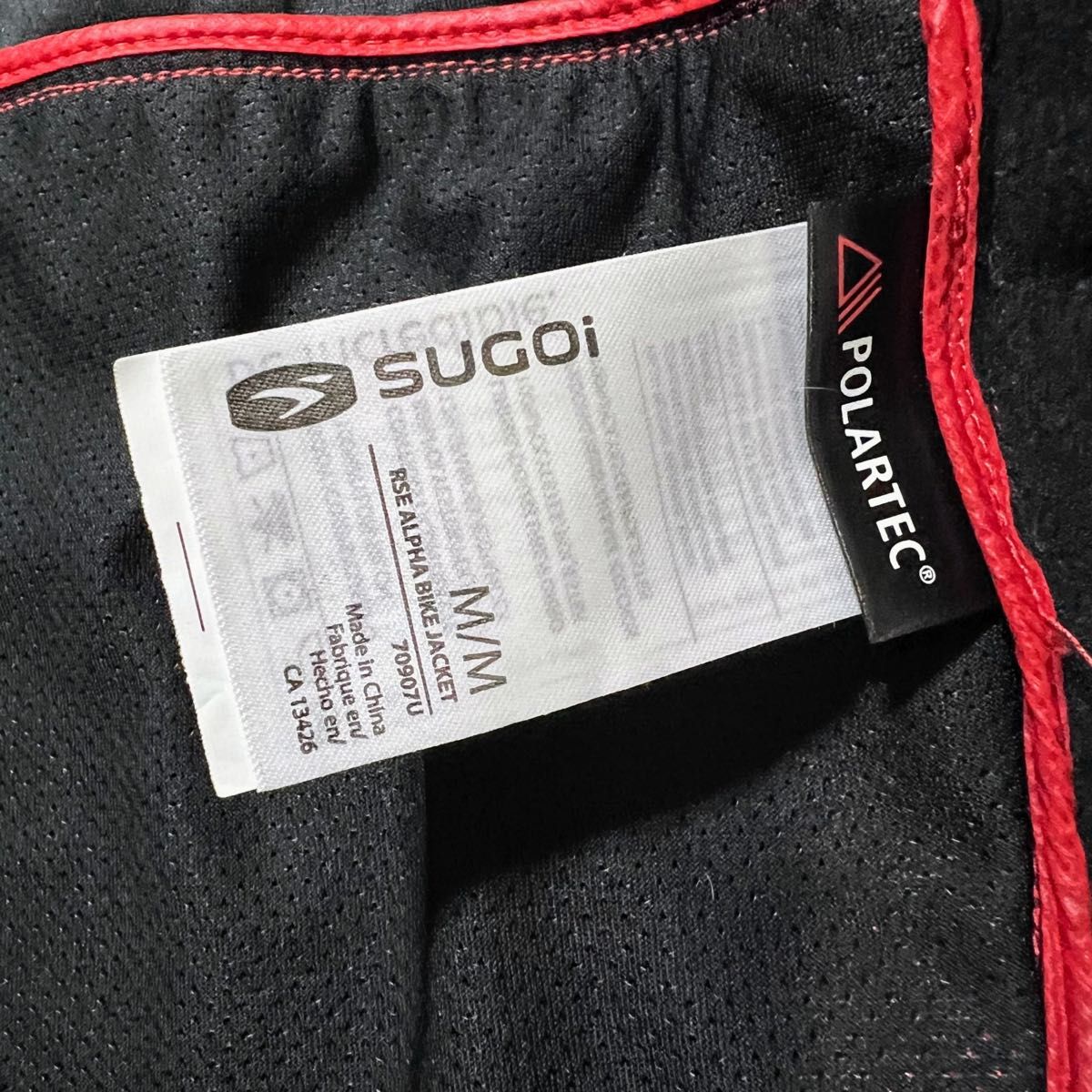 SUGOi RSE Alpha Bike Jacket Mサイズ レッド