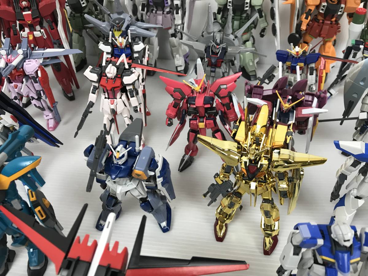 1円スタート 機動戦士ガンダム ガンプラ 完成品 現状 ジャンク 46体 まとめて 大量 セット ガンダム プラモデル ザク ドム 百式_画像6