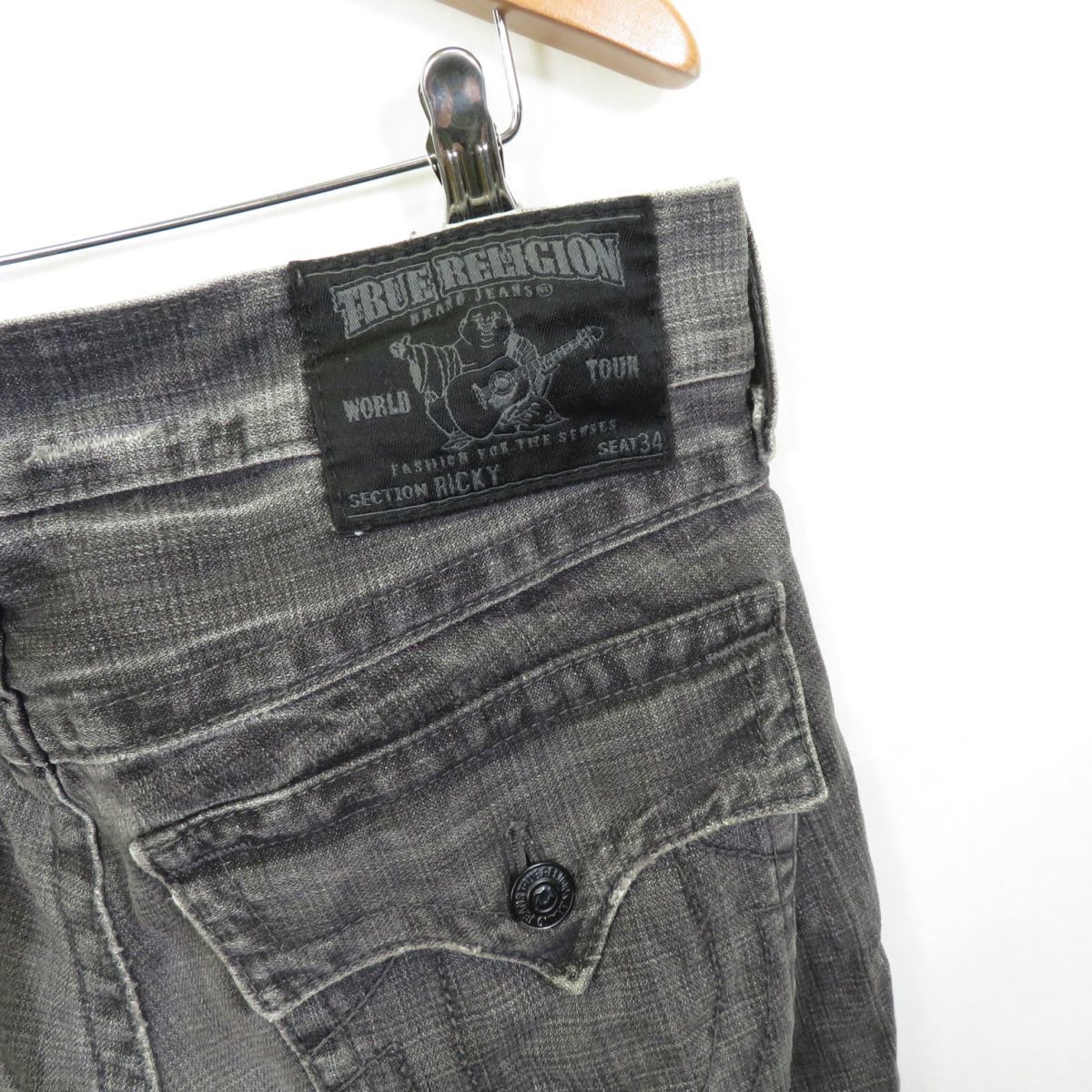 TRUE RELIGION USA製 RICKY デニムパンツ ジーンズ size30/トゥルー レリジョン 0102_画像6