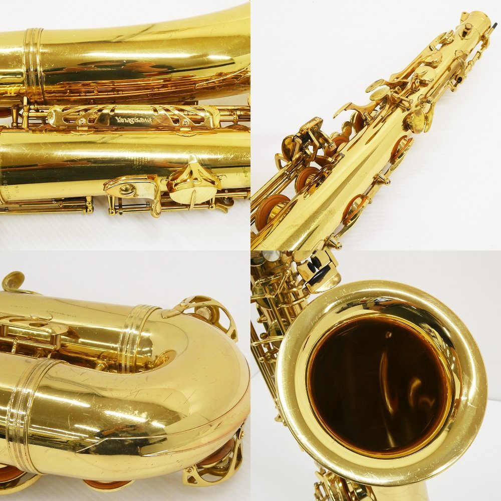 ○ Yanagisawa ヤナギサワ 901 テナーサックス 木管楽器 シルバーマウスピースNO.6 専用ケース付_画像8