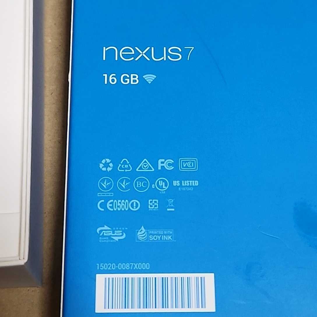 Google Nexus 7 16GB 空き箱 取説 空箱のみ アンドロイド タブレット_画像2