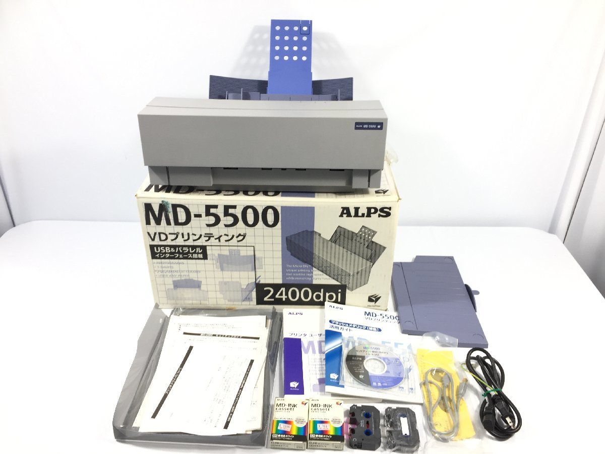 ALPS 　アルプス電気　　 VDプリンティング　　マイクロドライブプリンター　　MD-5500　　現状品　　KJ1.007　/02_画像1