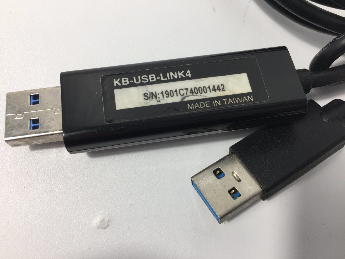 サンワサプライ　　リンクケーブル　　KB-USB-LINK4 USB3.0 現状品　　CJ2.004　/03_画像3