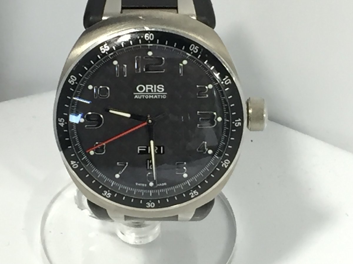 ORIS　オリス　腕時計　7588 TT3　デイデイト　自動巻き　裏スケルトン　チタン　現状品　　CO2.003　/03_画像2
