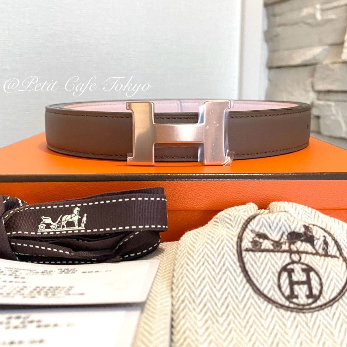 新品・未使用】HERMES リバーシブルベルト ミニコンスタンス 新品・未使用】HERMES リバーシブルベルト ミニコンスタンス