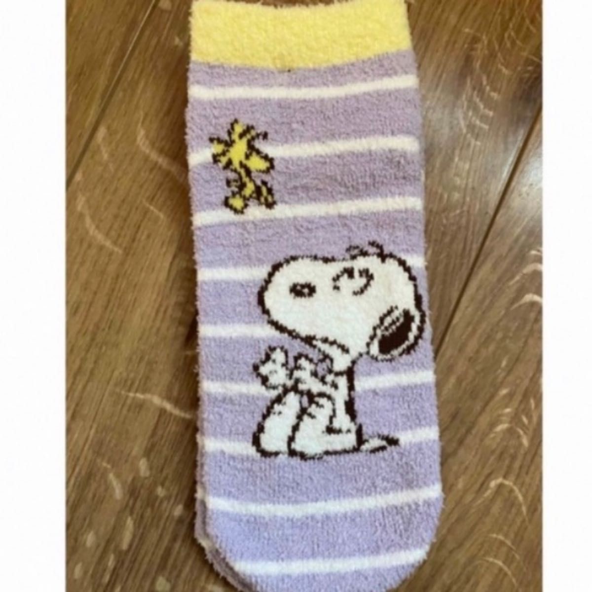 【新品】しまむら スヌーピー 靴下 モコモコ ソックス SNOOPY PEANUTS