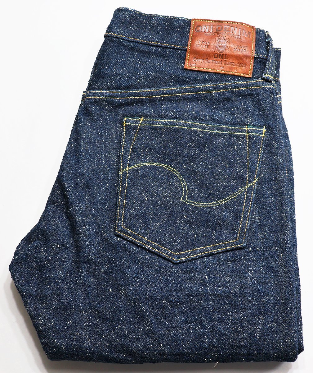 ONI DENIM (鬼デニム) ONI-622SESR / 20ozシークレットスーパーラフデニム リラックステーパード 未使用品 w31 / ジーンズ_画像1