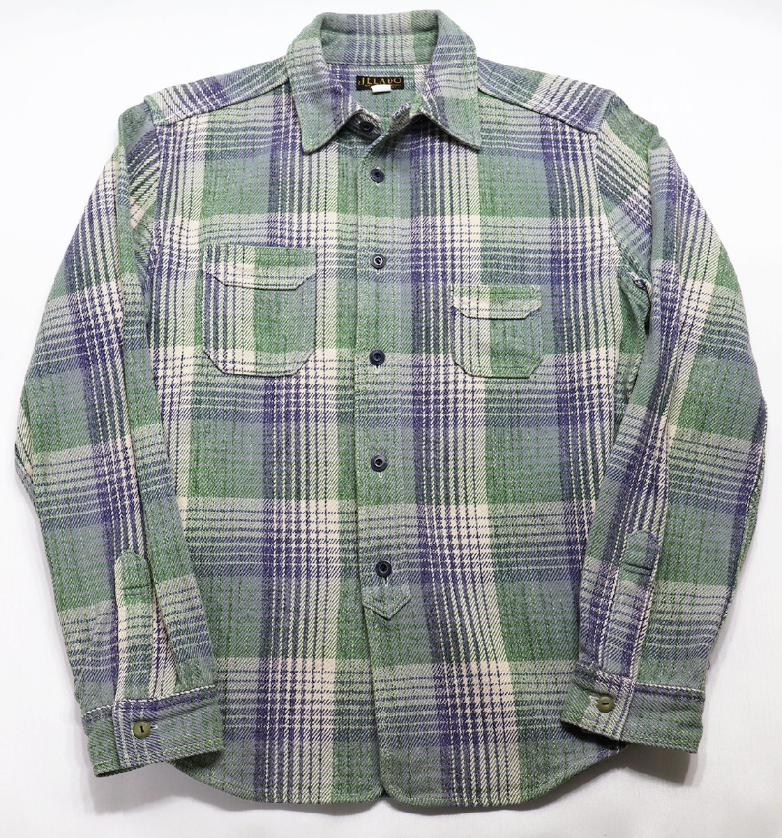 JELADO (ジェラード) LUMBERMAN SHIRT / ランバーマンシャツ スペックネル JAGSH-001 極美品 オールドグリーン size 16(L)