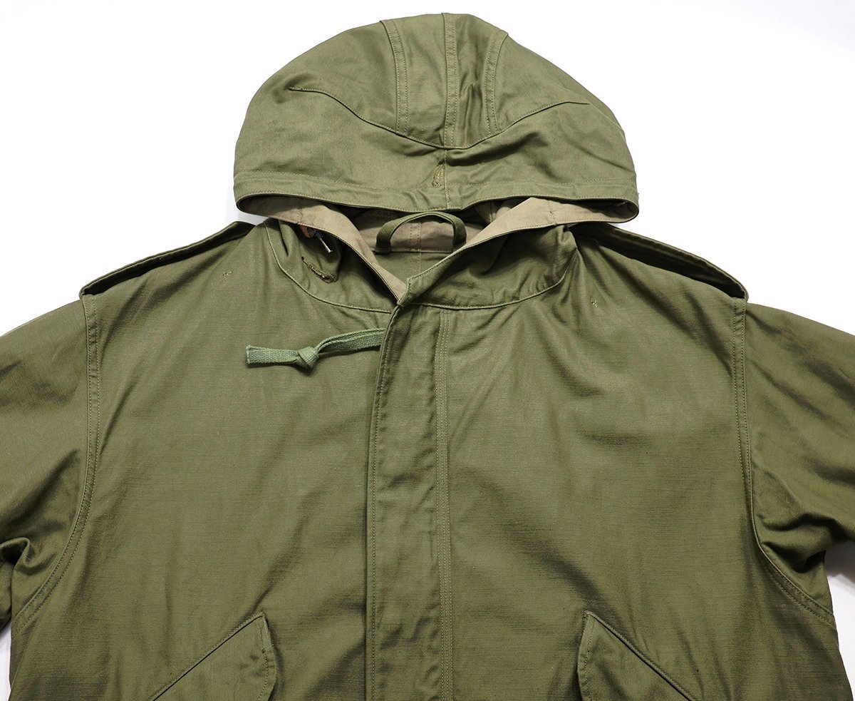 BuzzRickson's (バズリクソンズ) PARKA-SHELL Type M-51 / シェルパーカー BR12266 極美品 オリーブ size M / モッズコート_画像5