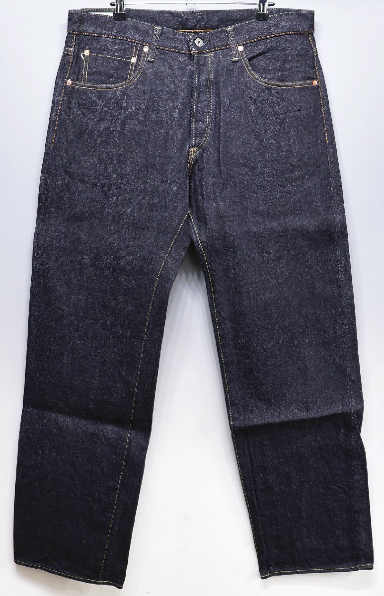 ONI DENIM (鬼デニム) ONI-200 / 15ozローテンションデニム ワイドストレート ジーンズ 未使用品 w36_画像2