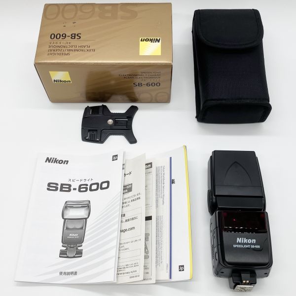 ■元箱、取扱説明書付きの極上品 Nikon ニコン フラッシュ スピードライト SB-600の画像7