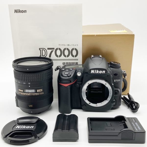 ■シャッター数わずか601回！元箱付きのほぼ新品■ Nikon デジタル 一眼レフカメラ D7000 18-200VRII キット