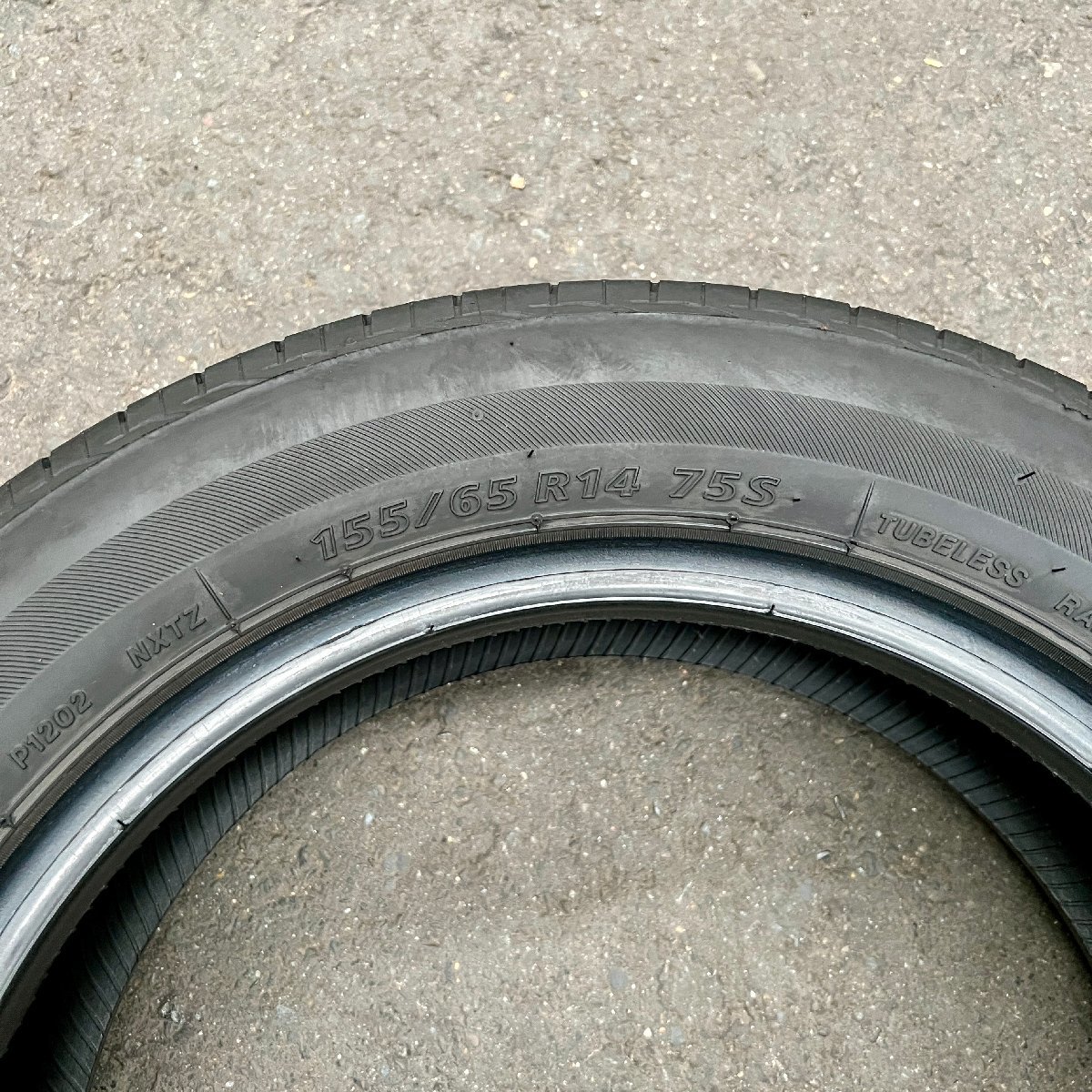 タイヤ2本セット　BRIDGESTONE NEXTRY ECOPIa(ブリヂストン ネクストリー エコピア)　155/65R14　2022年製　2ミリ_画像7