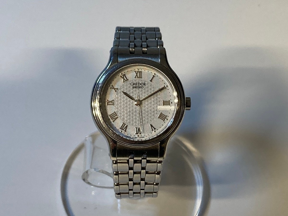 不動品　SEIKO セイコー 　CREDOR クレドール　 4J85-0A10 　クォーツ 腕時計　シルバー色　レディース_画像3