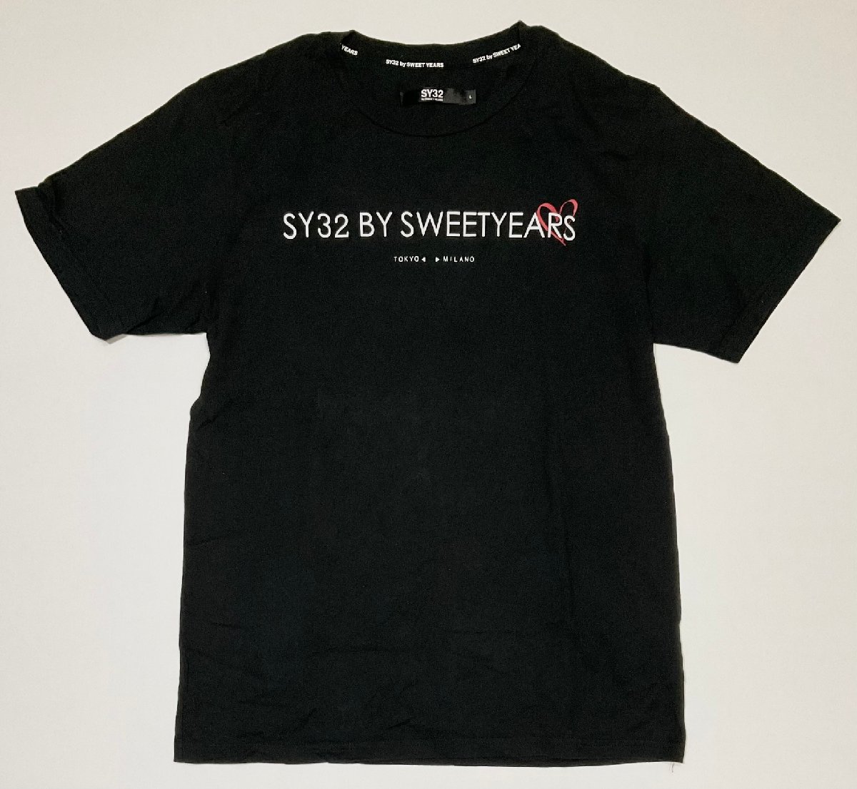 130A SY32 by SWEET YEARS Tシャツ トップス【中古】_画像1