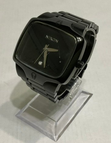 160A NIXON ニクソン 時計 アナログ 黒【ジャンク】の画像1