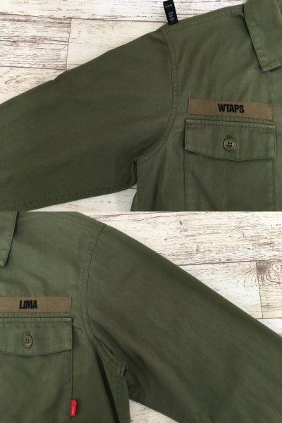 128A WTAPS 16ss BUDS LS ダブルタップス 161GWDT-SHM02 SHIRT シャツ【中古】_画像5