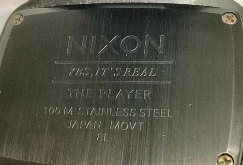 160A NIXON ニクソン 時計 アナログ 黒【ジャンク】の画像7