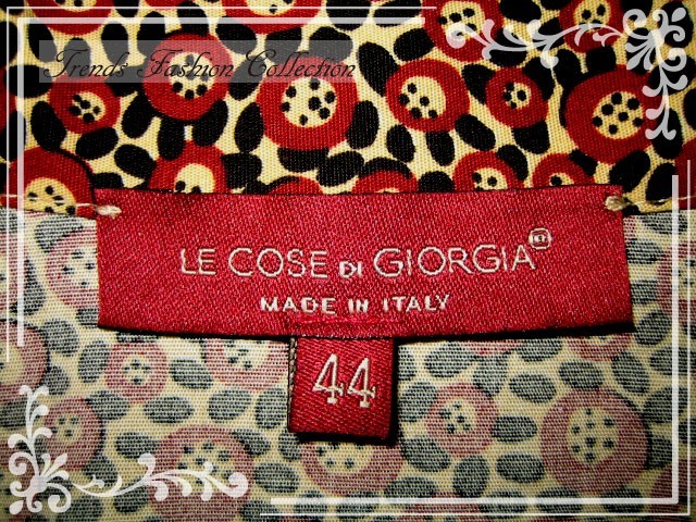 ++LE COSE DI GIORGIA サイズ44（Lサイズ相当）イタリア製 ジャケット☆☆（A）の画像3