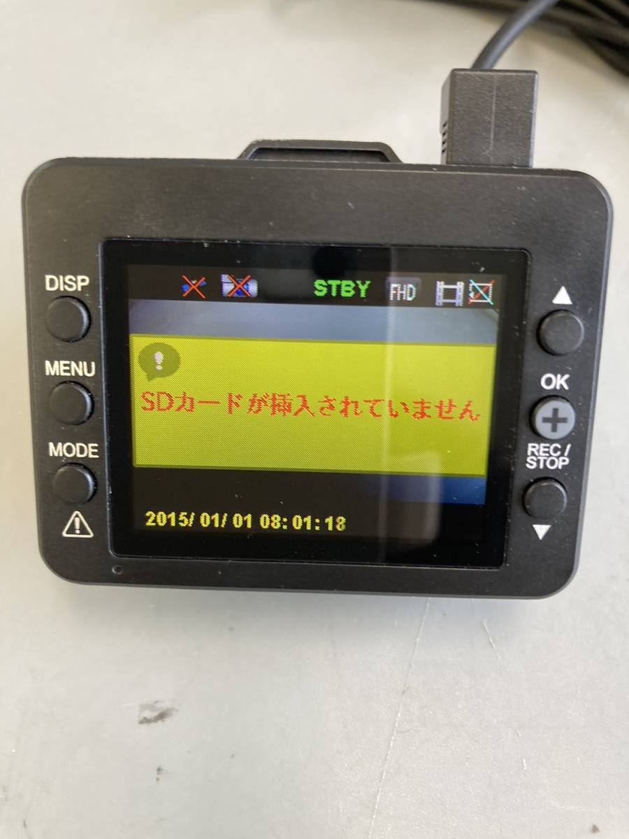 ■□2816 yupiteru WDT500 ユピテル ドライブレコーダー ジャンク品□■の画像3