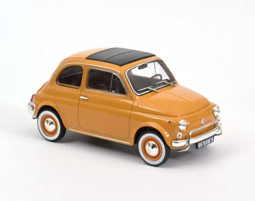  Norev 1/18 Fiat 500 L 1969 chin ke changer toNOEV FIAT 500 L POSITANO YELLOW 187775