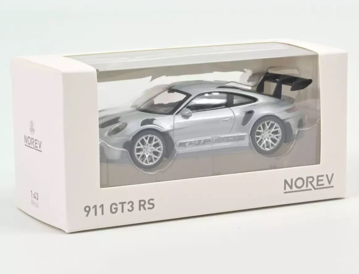  Norev 1/43 Porsche 911 992 GT3 RS 2022 silver NOREV PORSCHE 911 GT3 RS minicar 