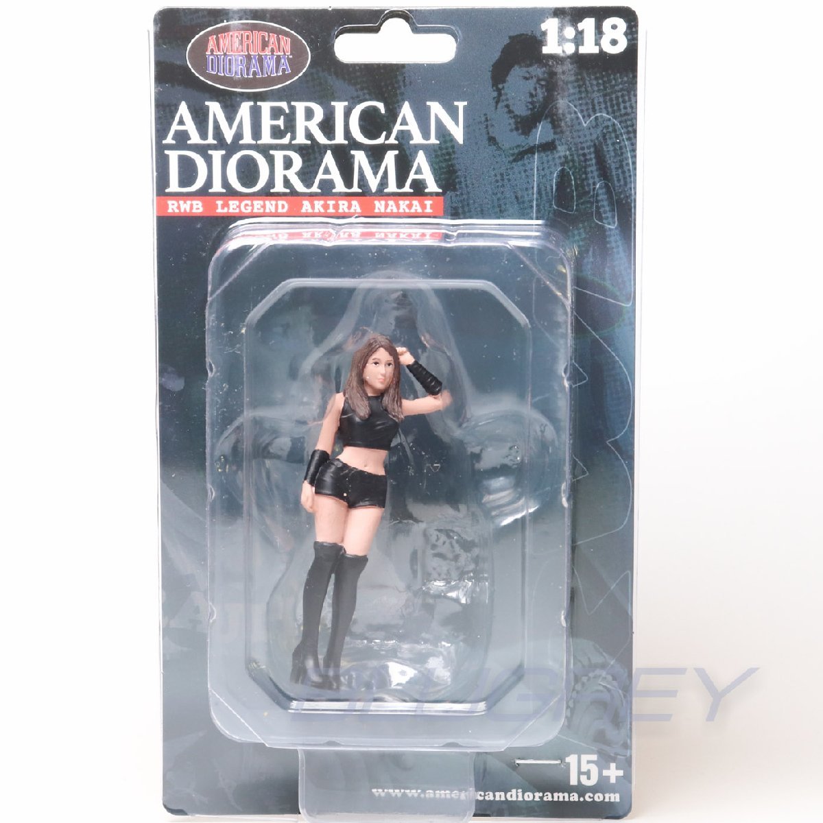アメリカン ジオラマ 1/18 オートサロン ガールズ #2 American Diorama Figure Auto Salon Girls キャンギャル フィギュア_画像1